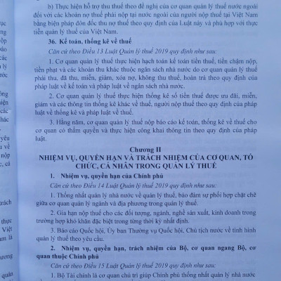 Sách Chỉ Dẫn Áp Dụng Luật Quản Lý Thuế sđ, bs 2024 – Những Quy Định Mới Trong Công Tác Kế Toán Dành Cho Các Loại Hình Doanh Nghiệp (V2557T)