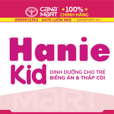 Thùng sữa nước Nutricare Hanie Kid cho trẻ biếng ăn suy dinh dưỡng (180ml)