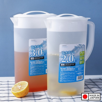 Bình nước Pearl Metal Gourier | Cool Square 2.0L | 3.0L - Hàng nội địa Nhật Bản |Made in Japan|