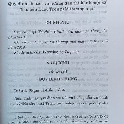 Các quy định pháp luật hướng dẫn Luật Trọng tài thương mại