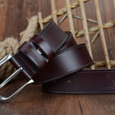 Thắt Lưng Da Bò Chính hãng COWATHER XF011 Nâu