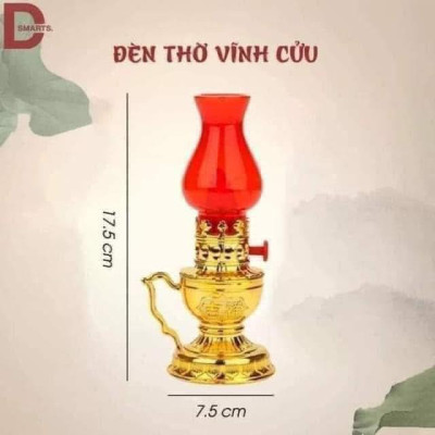 Đèn Thờ Vĩnh Cửu Sử Dụng Pin Thiết Kế Cổ Kính