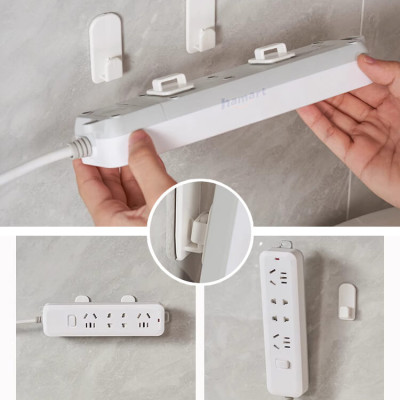 Vỉ 2 Móc Treo Điều Khiển Điều Hoà TV Remote Máy Lạnh Đa Năng Dán Tường Dạng Gài Tiện Lợi