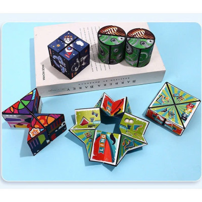 Đồ Chơi Trí Tuệ Khối Rubik Biến Hình Biến Thể Phát Triển Trí Não Cho Bé Rèn Luyện Trí Nhớ Có Nam Châm Đồ Chơi Khối Lập Phương Ma Thuật Thần Kỳ Magic Cube Rubik 3D Gia Đình