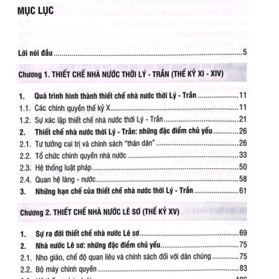 MÔ HÌNH TỔ CHỨC NHÀ NƯỚC Ở VIỆT NAM THẾ KỶ X - XIX