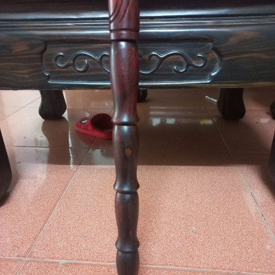 Gậy batong dành cho người già bằng gỗ trắc đỏ đen 