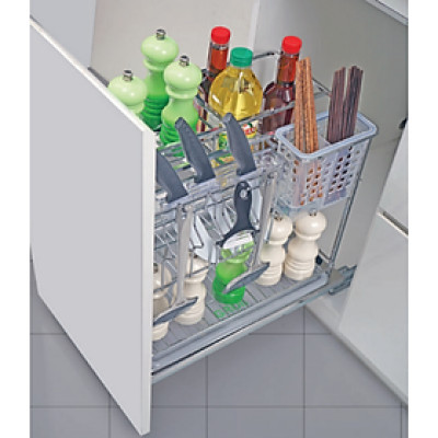 Kệ Đựng Dao Thớt Inox Nan Vuông Grob - Hàng Chính Hãng