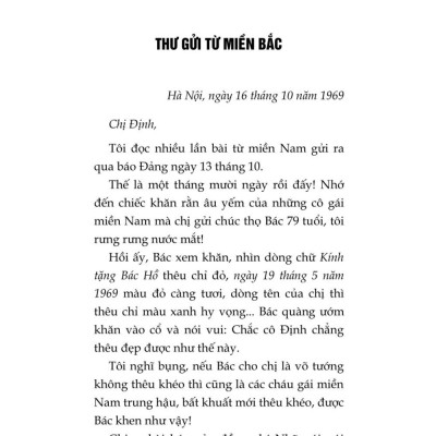 Những bức thư kể chuyện Bác Hồ (Xuất bản lần thứ hai) bản in 2025