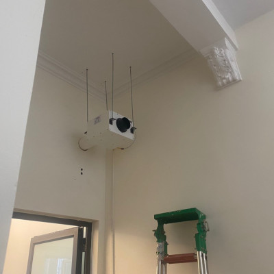 Quạt thông gió cấp khí tươi nối ống có lọc FF-H120 - HÀNG CHÍNH HÃNG