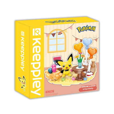 Đồ Chơi Lắp Ráp Pokémon - A Fun Party - Keepplay K20226 (240 Mảnh Ghép)