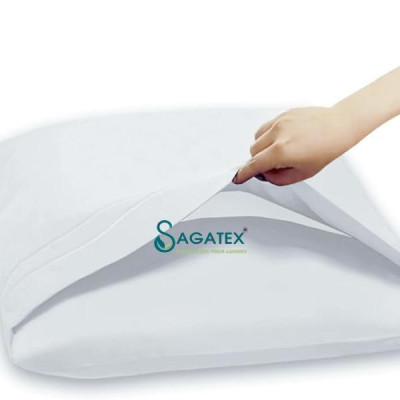 Vỏ Gối SAGATEX Chất Liệu Microfiber Siêu Êm, Tiêu Chuẩn Dùng Cho Khách Sạn 4-5 Sao