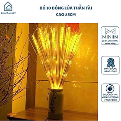 Bó 10 Bông Lúa Đèn Led Bông Lúa Vàng Tài Lộc, Trang Trí Ban Thờ, Ban Thần Tài, Trang Trí Sân Vườn - HÀNG CHÍNH HÃNG MINIIN