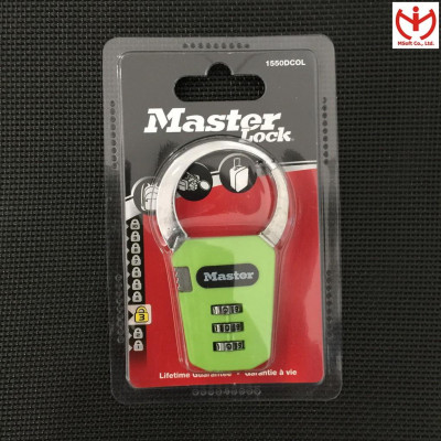 Ổ khóa số Master Lock 1550 DCOL móc càng cua dùng khóa vali ba lô hành lý - MSOFT