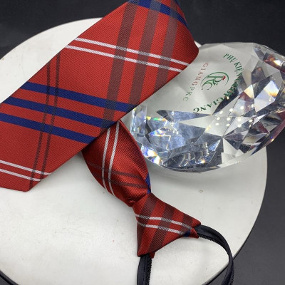 Caravat nam thắt sẵn bản nhỏ 6cm bộ sưu tập cà vạt nam mẫu mới Giangpkc hoạ tiết kẻ thanh lịch 2021