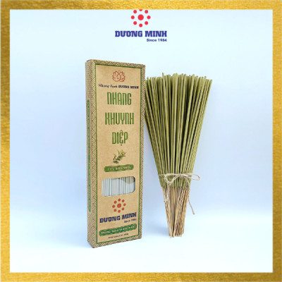 Nhang sạch Dương Minh hộp 180cây 30cm 100% thành phần tự nhiên hương nhang dịu nhẹ ít khói dùng thờ cúng thắp hương, thư giãn, thanh lọc không khí