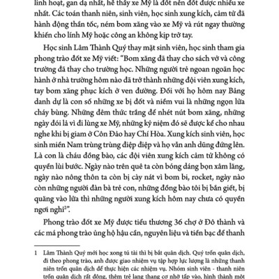 Chúng Ta Đòi Hòa Bình: Huỳnh Tấn Mẫm Và Phong Trào Yêu Nước, Tranh Đấu Của Thanh Niên, Sinh Viên, Học Sinh Sài Gòn, 1969-1975 _TRE