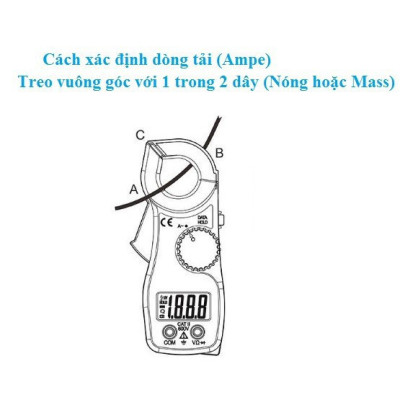 Đông hồ đo đa năng hay Đồng hồ ampe kim tặng kèm pin