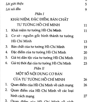Tủ Sách Thường Thức Chính Trị - Thường Thức Về Tư Tưởng Hồ Chí Minh