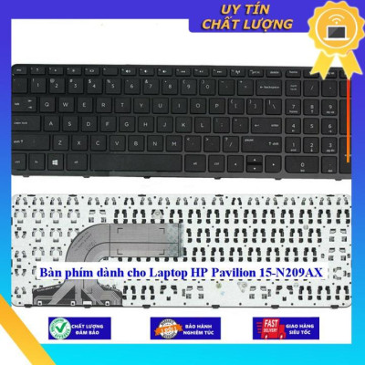 Bàn phím dùng cho Laptop HP Pavilion 15-N209AX - Hàng Nhập Khẩu New Seal