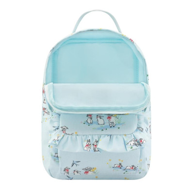 Ba lô/Kids Modern Frilly Medium Backpack Spring Bunnies and Lambs - Blue - 1088793