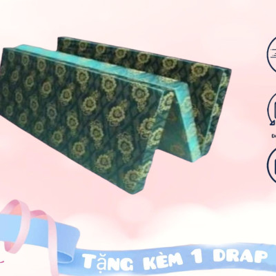 Nệm Gòn Galaxy Cao Cấp Gấp 3 Dày 5cm Đủ Size ( Giao Màu Ngẫu Nhiên )