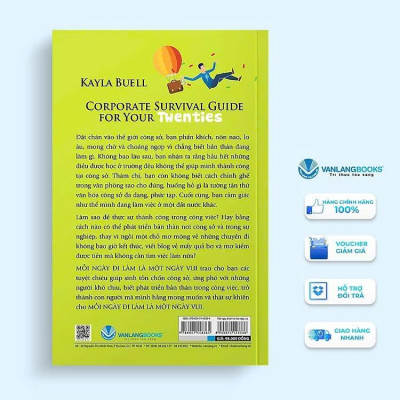 Sách - Mỗi Ngày Đi Làm Là Một Ngày Vui - Kayla Buell - VanLangBooks