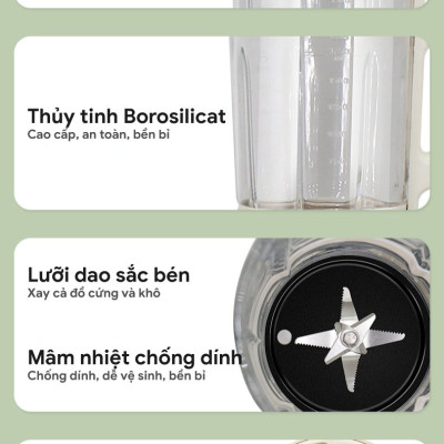 Máy làm xay nấu sữa hạt đa năng 1.75 lít - Hàng chính hãng