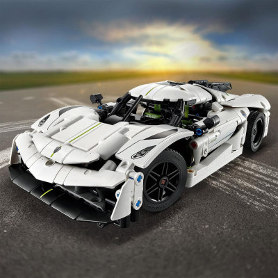 LEGO - TECHNIC - 42184 - Siêu xe Koenigsegg Jesko Absolut White