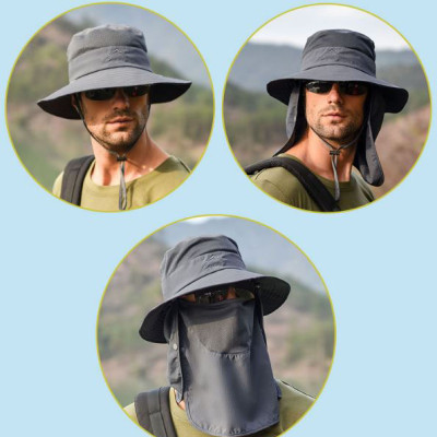 Mũ Chống Nắng Đa Năng, Nón Dã Ngoại, Câu Cá Kèm Khẩu Trang MCN02