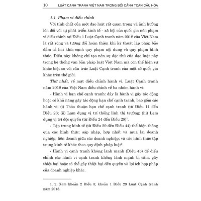 Luật cạnh tranh Việt Nam trong bối cảnh toàn cầu - bản in 2024