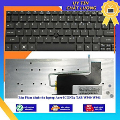 Bàn Phím dùng cho laptop Acer ICONIA TAB W500 W501 - Hàng Nhập Khẩu New Seal