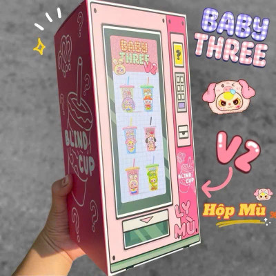 Blindcup BABY THREE V2 400% - Túi Mù/Hộp Mù Ngẫu Nhiên, Ly Nhựa Hộp Mù In 3D Nổi - HÀNG CHÍNH HÃNG MINIIN
