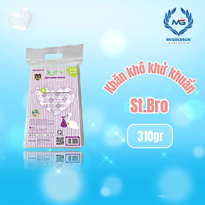 Khăn khô khử khuẩn McGOLDSON-St.Bro 310g
