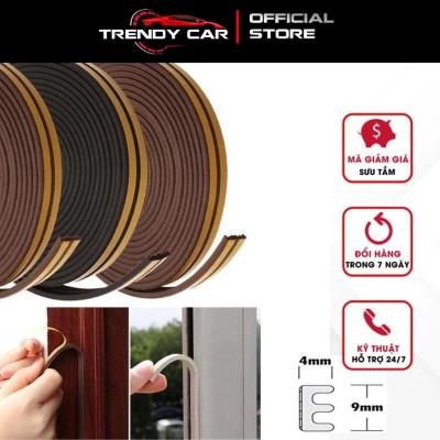 Nẹp xốp khe cửa sợi kép có keo cách âm chống tiếng ồn chống bụi chống hơi lạnh thất thoát Phụ kiện ô tô cao cấp