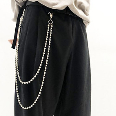 Dây xích đeo quần sợi đính đá ấn tượng độc đáo 