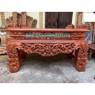 Sập Thờ Mai Điểu Gỗ Hương Đá