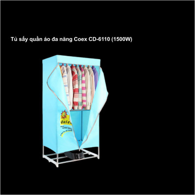 Tủ sấy quần áo đa năng Coex CD-6110 (1500W). Hàng chính hãng Bảo hành 24 tháng