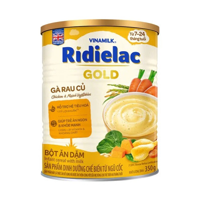  BỘT ĂN DẶM RIDIELAC GOLD GÀ RAU CỦ - 350G