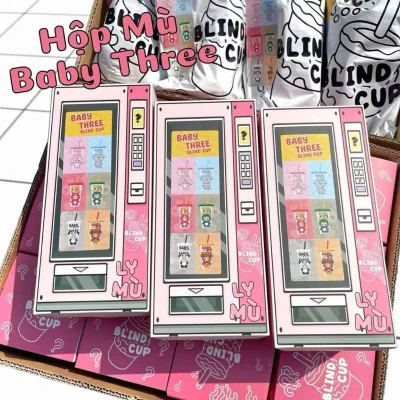 Blindcup BABY THREE V2 400% - Túi Mù/Hộp Mù Ngẫu Nhiên, Ly Nhựa Hộp Mù In 3D Nổi - HÀNG CHÍNH HÃNG MINIIN