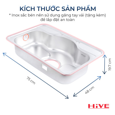 KỆ BỒN RỬA CHÉN CDUC 750