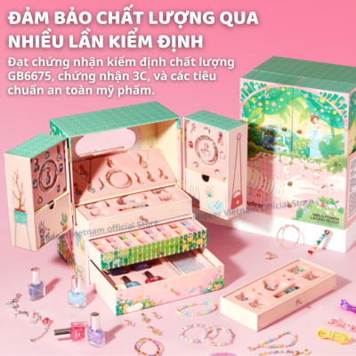 Phụ kiện cho bé gái vòng tay, vòng charm, sơn móng tay Mideer Girls Power Lacing Beads