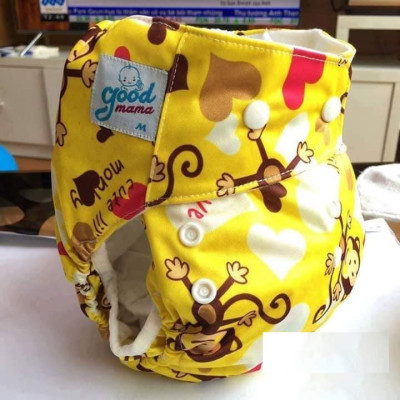 Bỉm vải siêu chống tràn goodmama cho bé từ 10-18kg