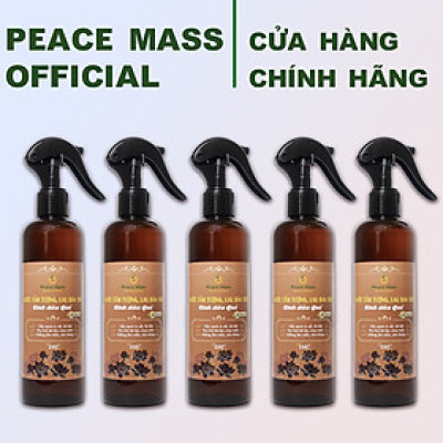 LBT2 Combo 5 nước tắm tượng, lau bàn thờ Tinh dầu Quế 250ml Gốc Thực Vật Peace Mass