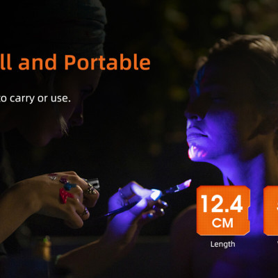 Đèn pin sạc cầm tay nhỏ gọn chiếu tia UV Superfire Z01 sử dụng bước sóng 365nm thông dụng