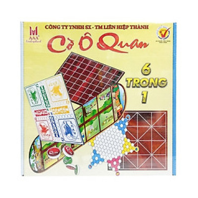 Cờ Ô Quan 6 Trong 1 - Hộp Giấy Lớn