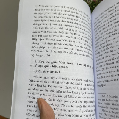 QUAN HỆ CHÍNH TRỊ VIỆT NAM HOA KỲ (1995 - 2020) – Đoàn Ngọc Tuấn – Trần Nam Tiến - NXB Chính Trị Quốc Gia Sự Thật