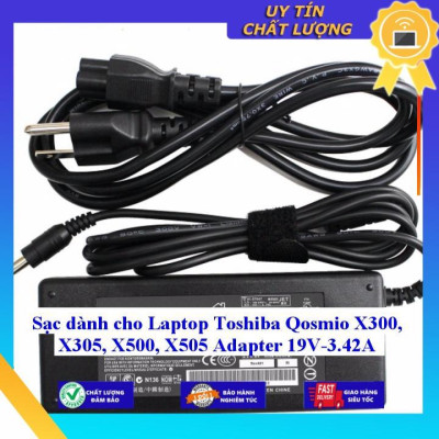 Sạc dùng cho Laptop Toshiba Qosmio X300 X305 X500 X505 Adapter 19V-3.42A - Hàng Nhập Khẩu New Seal