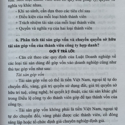 Hướng Dẫn Môn Học Luật Thương Mại (tập 1 và 2)