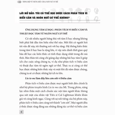Sách- Thông Điệp Từ Những Biểu Cảm Và Ngôn Ngữ Cơ Thể