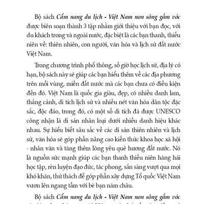  Cẩm nang du lịch: Việt Nam Non Sông Gấm Vóc - Miền Trung (Tái bản có sửa chữa, bổ sung)